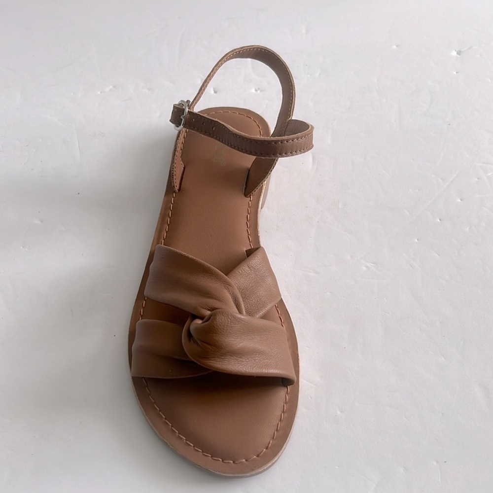 CREVO $80 Shoes Women’s Lark Leather Sandals Chestnut Size 5.5 NWT - Picture 6 of 8